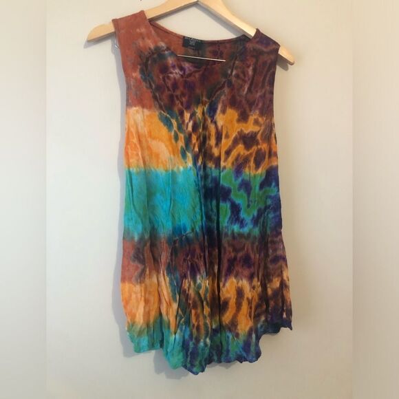 🐴 (One Size) Tie Dye Top - Picture 1 of 3